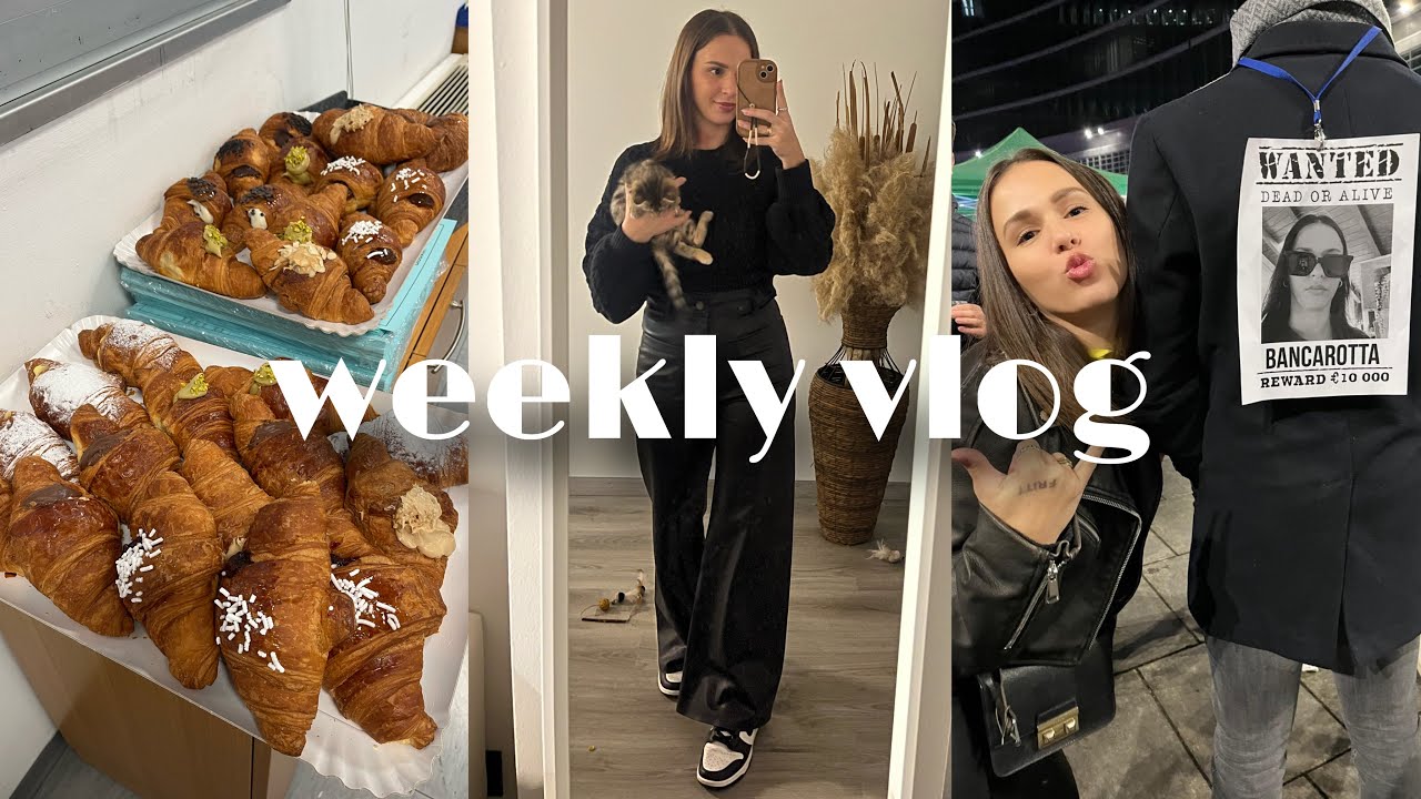 WEEKLY VLOG / una settimana di lavoro, Halloween & il mio compleanno!