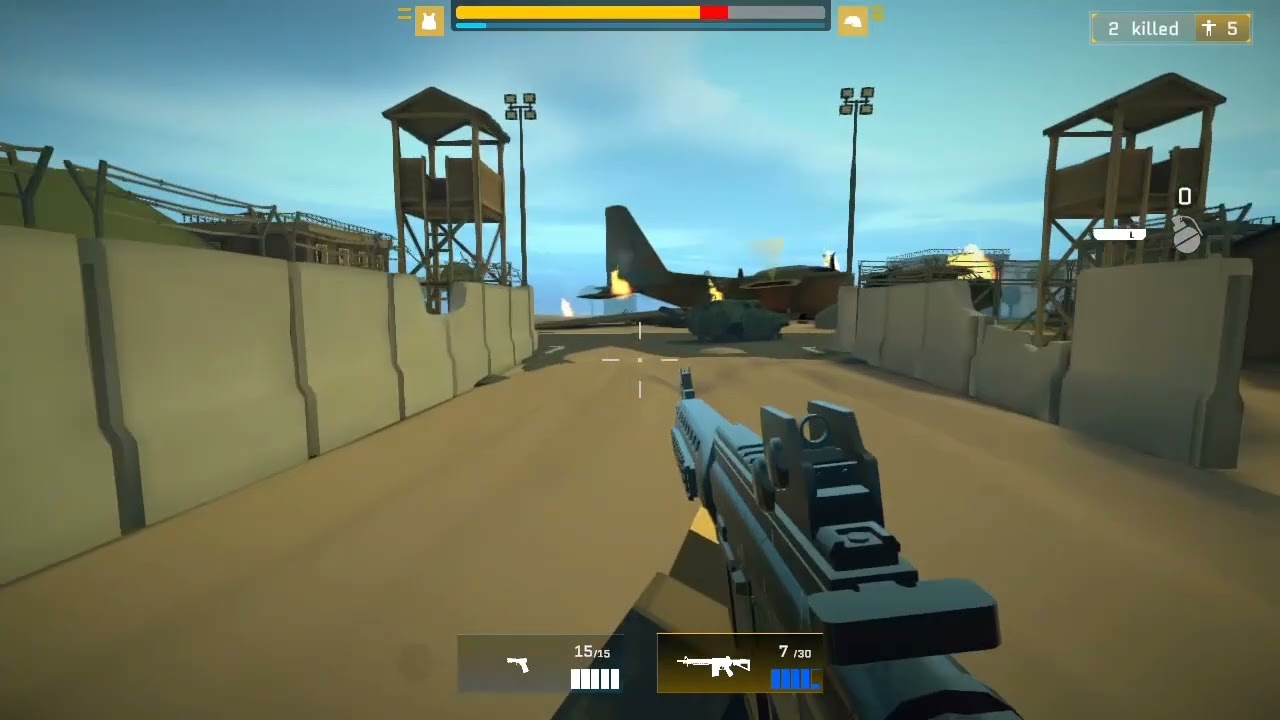 Nintendo switch: Battle Pixel Quick gameplay with bots