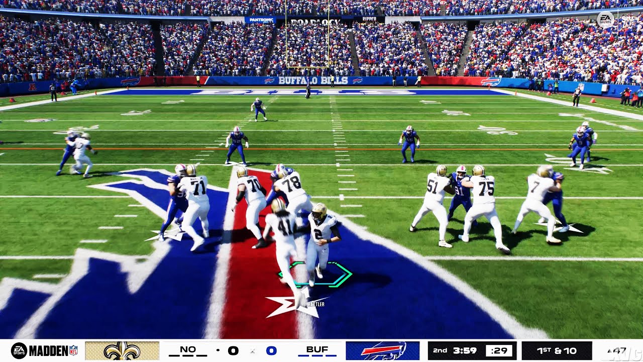 Madden NFL 26 - New Orleans Saints vs Buffalo Bills - Gameplay (PS5 UHD) [4K60FPS]