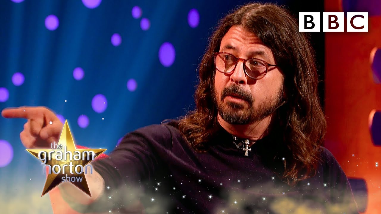 Dave Grohl's biggest childhood dream came true! 🔥 @OfficialGrahamNorton ⭐️ BBC