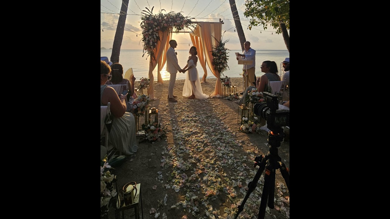 Mariage Plage Koh Samui Thaïlande - Virginie & Olivier - 27 janvier 2026