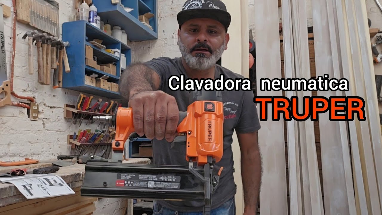 clavadora neumática truper ¿como funciona ?