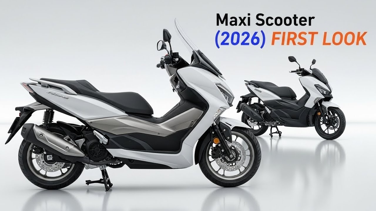 “2026 Maxi Scooter – शहरी ज़िंदगी का स्मार्ट, स्टाइलिश और सुपर-कंफर्ट साथी”