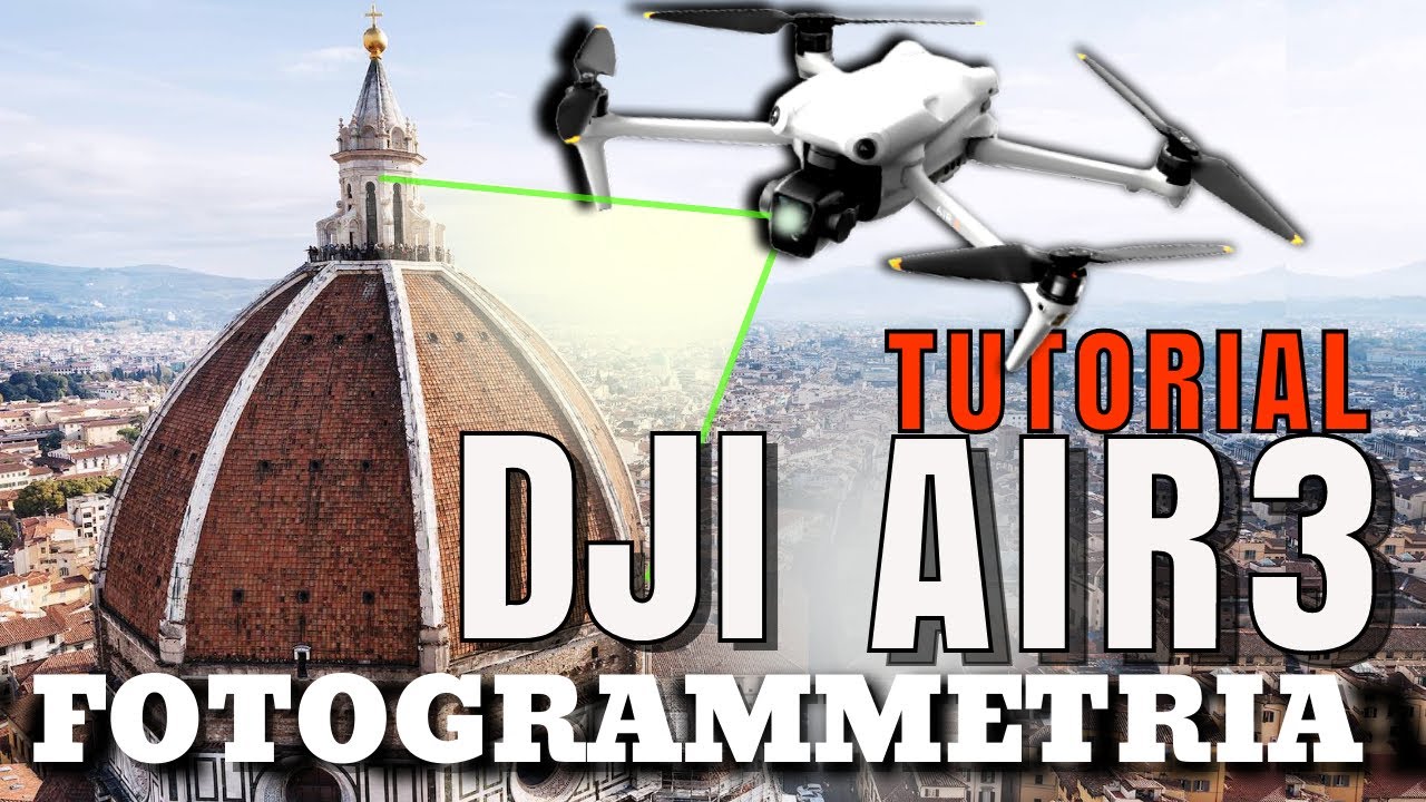 CON IL DJI AIR 3 RICOSTRUISCO LA CUPOLA DEL BRUNELLESCHI con la 3X  - #fotogrammetria #djiair3