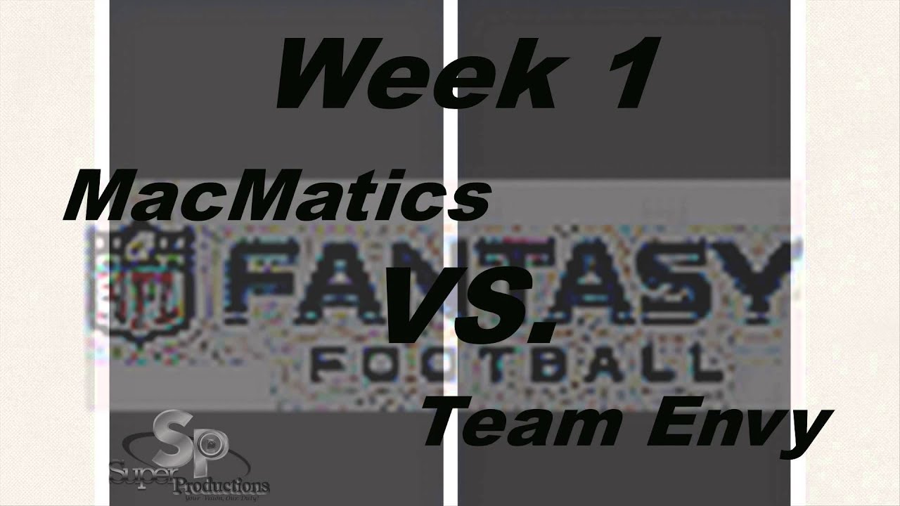 SPSPORTS Fantasy Football 2013 Week 1