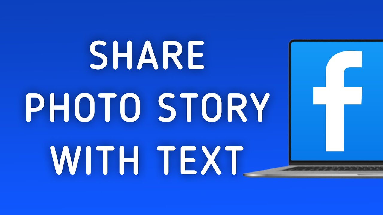 How to Share Photo Story With Text On Facebook On PC (New Update)
