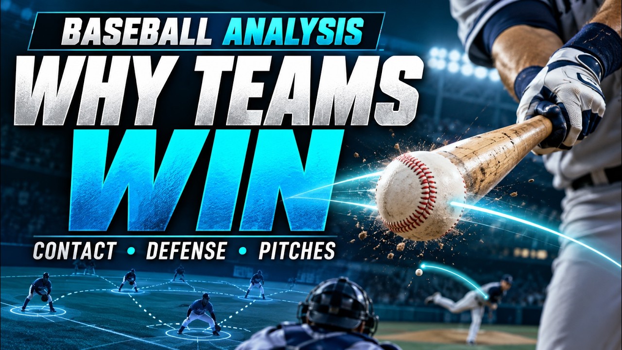 Baseball Analysis | Why Teams Win: Contact Quality, Defense & Pitch Selection #baseballanalysis