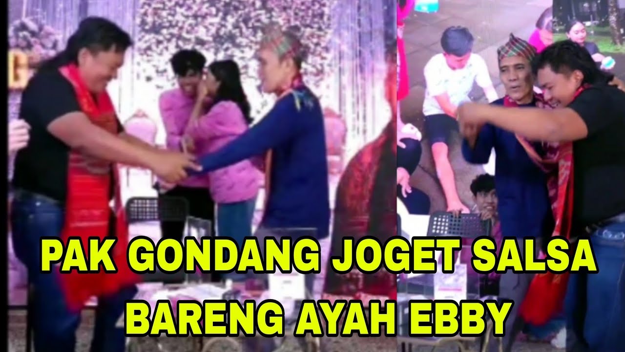 PAK GONDANG JOGET SALSA BARENG AYH EBBY, ZAHRA EBBY GK MAU KALAH