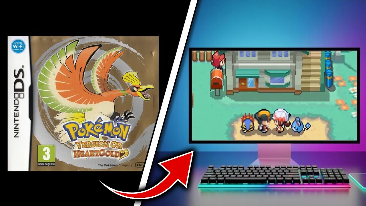 [TUTO FR 2025]  Comment installer / jouer à Pokémon Or HeartGold sur PC gratuitement ? DS