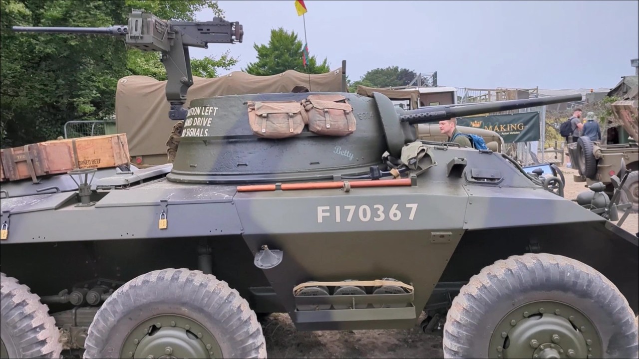 M8 Greyhound 6x6 Light Armoured Car (British Spec. version), close up at TANKFEST 2025