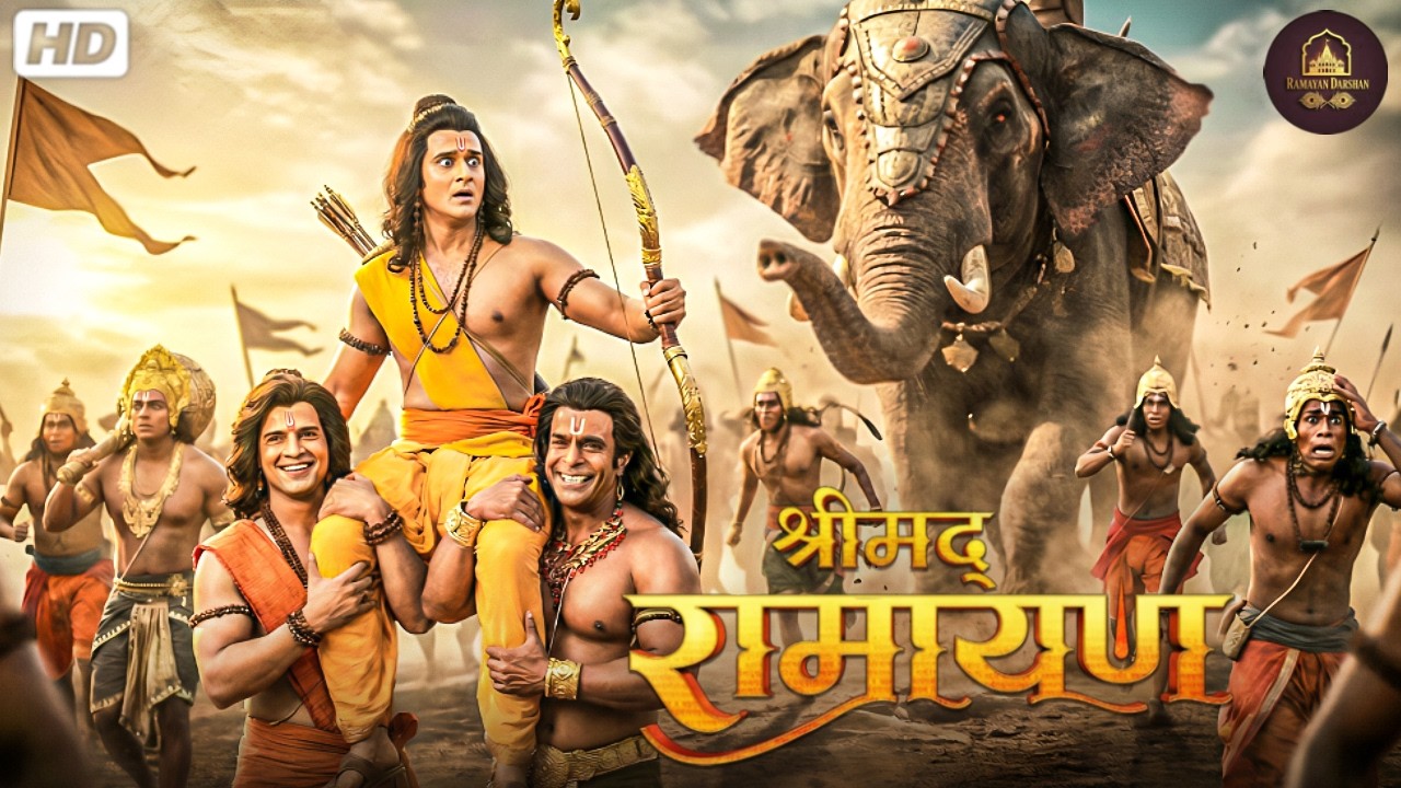 When the roaring elephant terrorized the battlefield | Shrimad Ramayan 2026 | Srimad Ramayana