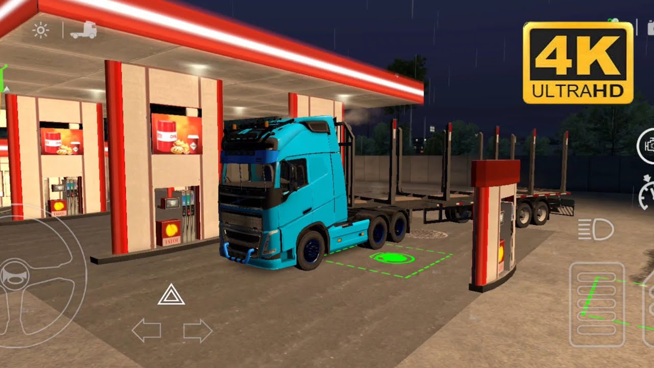 VOLVO POV TRUCK DRIVING UNIVERSAL TRUCK SIMULATOR GAMEPLAY 