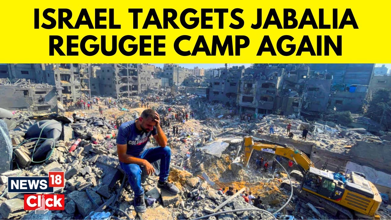 Dozens Killed In Israel's Second Strike On Jabalia Refugee Camp | Israel Vs Hamas Today | N18V