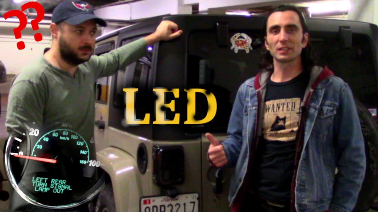 Jeep - LED Hyperflash and Error: turn signal lamp out.