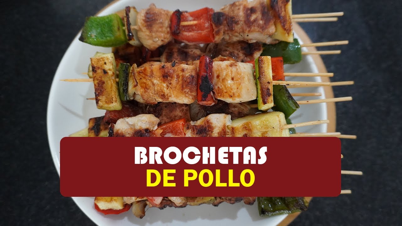 Brochetas de Pollo |  Receta Peruana y Fácil de preparar | Entre Sazones