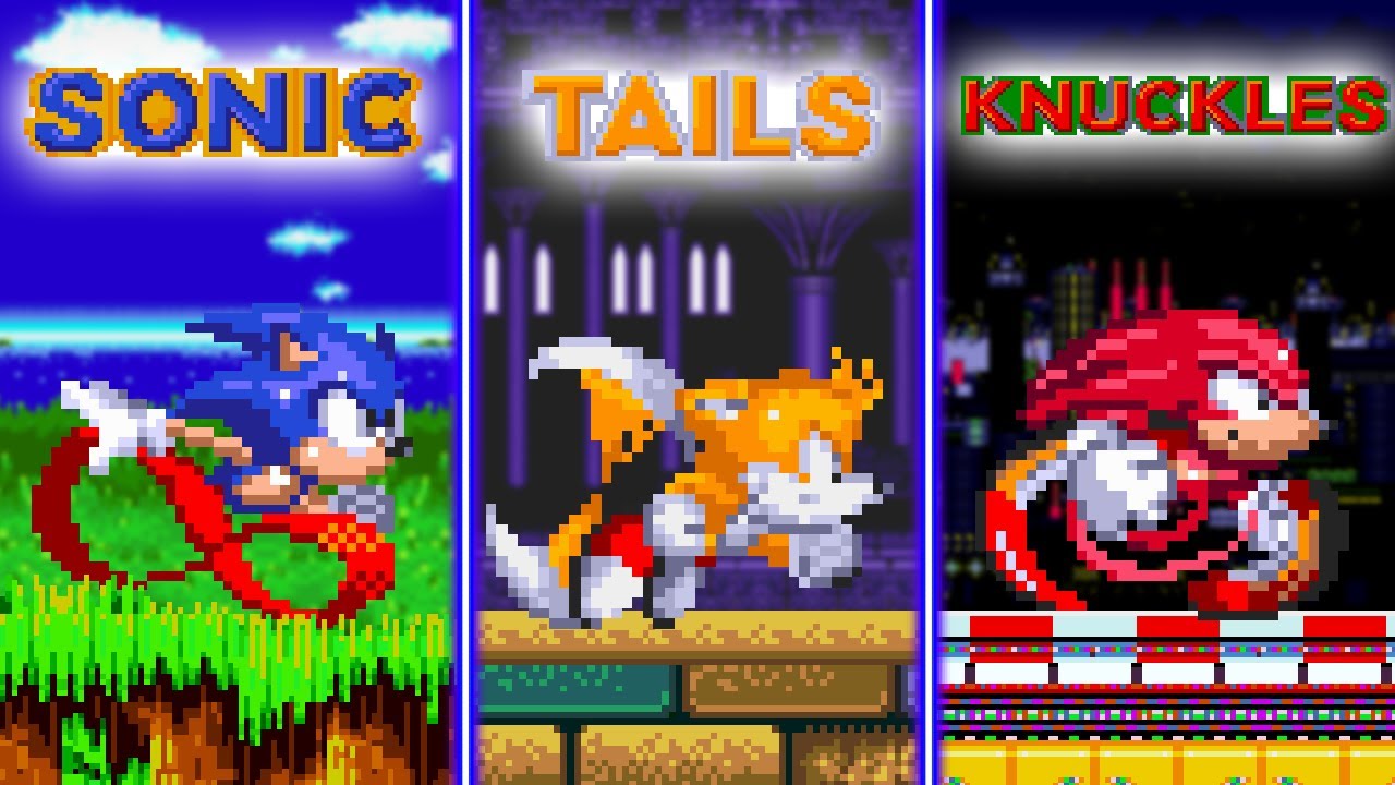 Sonic 3 A.I.R - Characters With Better Peelout