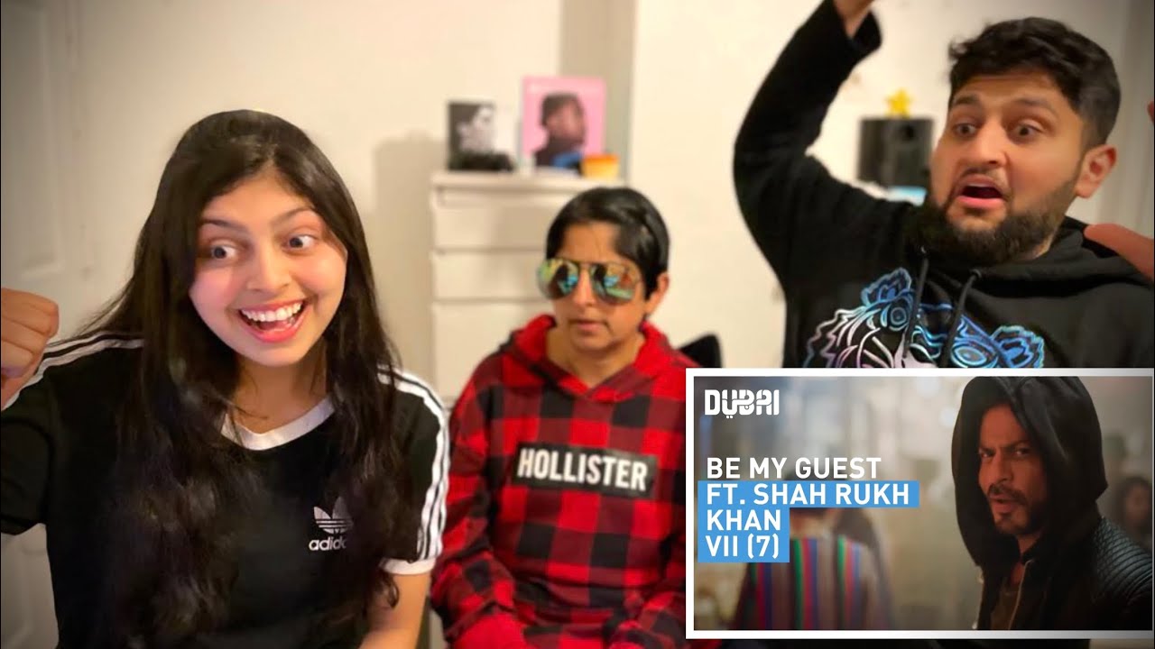 Shah Rukh Khan’s Personal Invitation to Dubai | #BeMyGuest | Visit Dubai [🇬🇧 FAMILY REACTION] 🤩