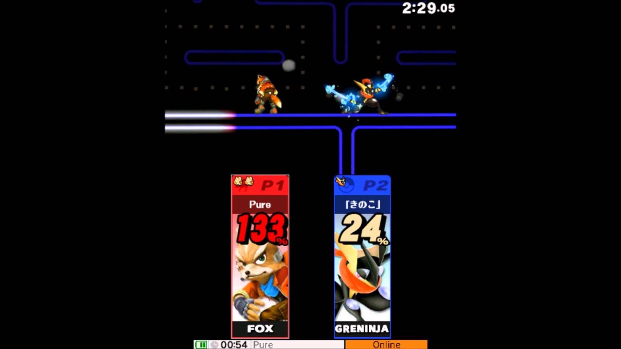 Pure vs. ⌈きのこ⌋ - SSB3DS