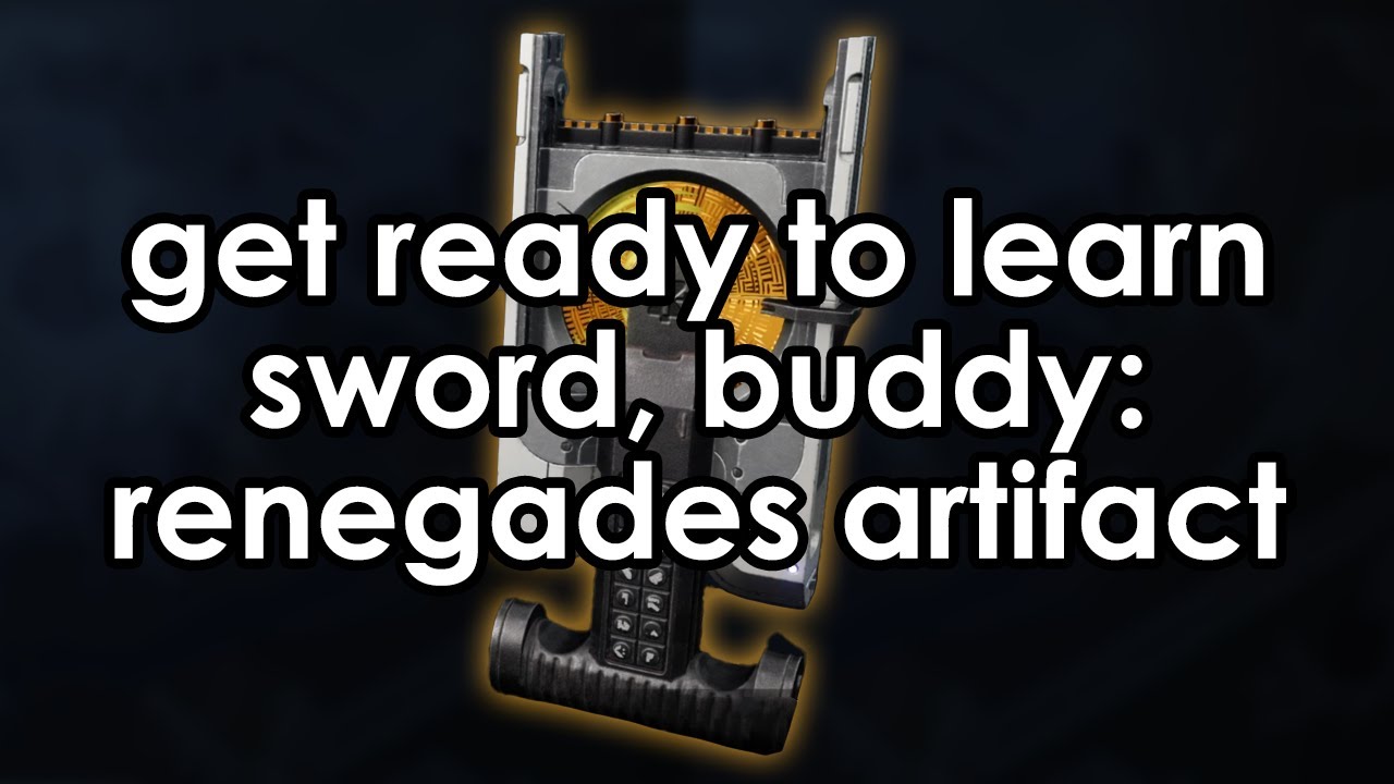 The Renegades seasonal artifact is juiced for sword enjoyers.