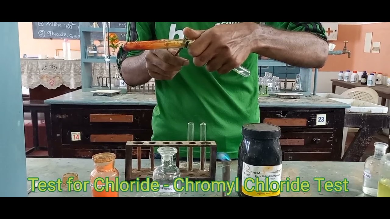 Salt Analysis 11th Chemistry practical - Ferric Chloride