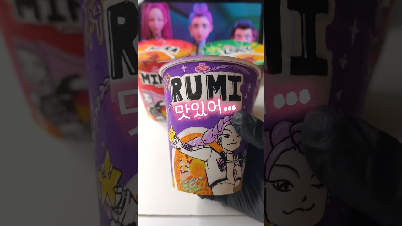 Ramyeon Kpop Demon Hunters #Rumi #Zoey #Mira