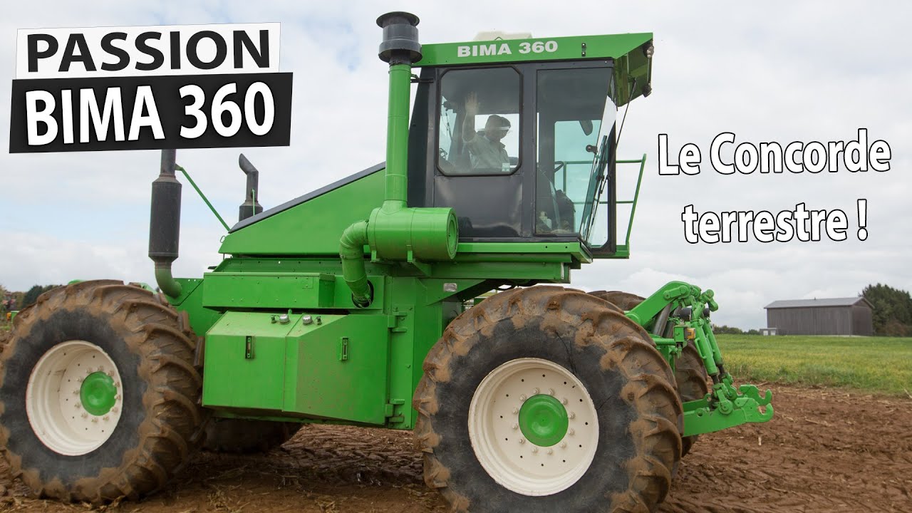 Tracteur articulé BIMA 360 4WD - 470 HP / 4WD French tractor