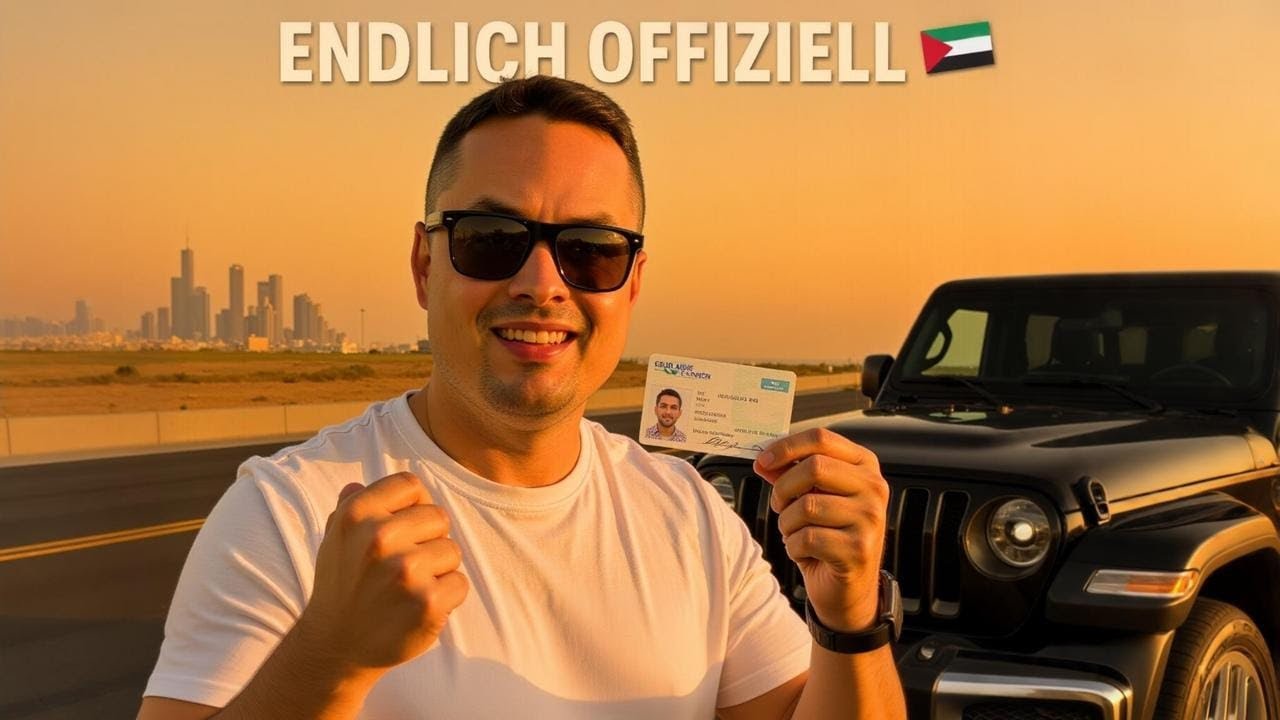 Ich bin offiziell DUBAI-BÜRGER 😱 | Emirates ID🇦🇪, Führerschein & mein neues Auto