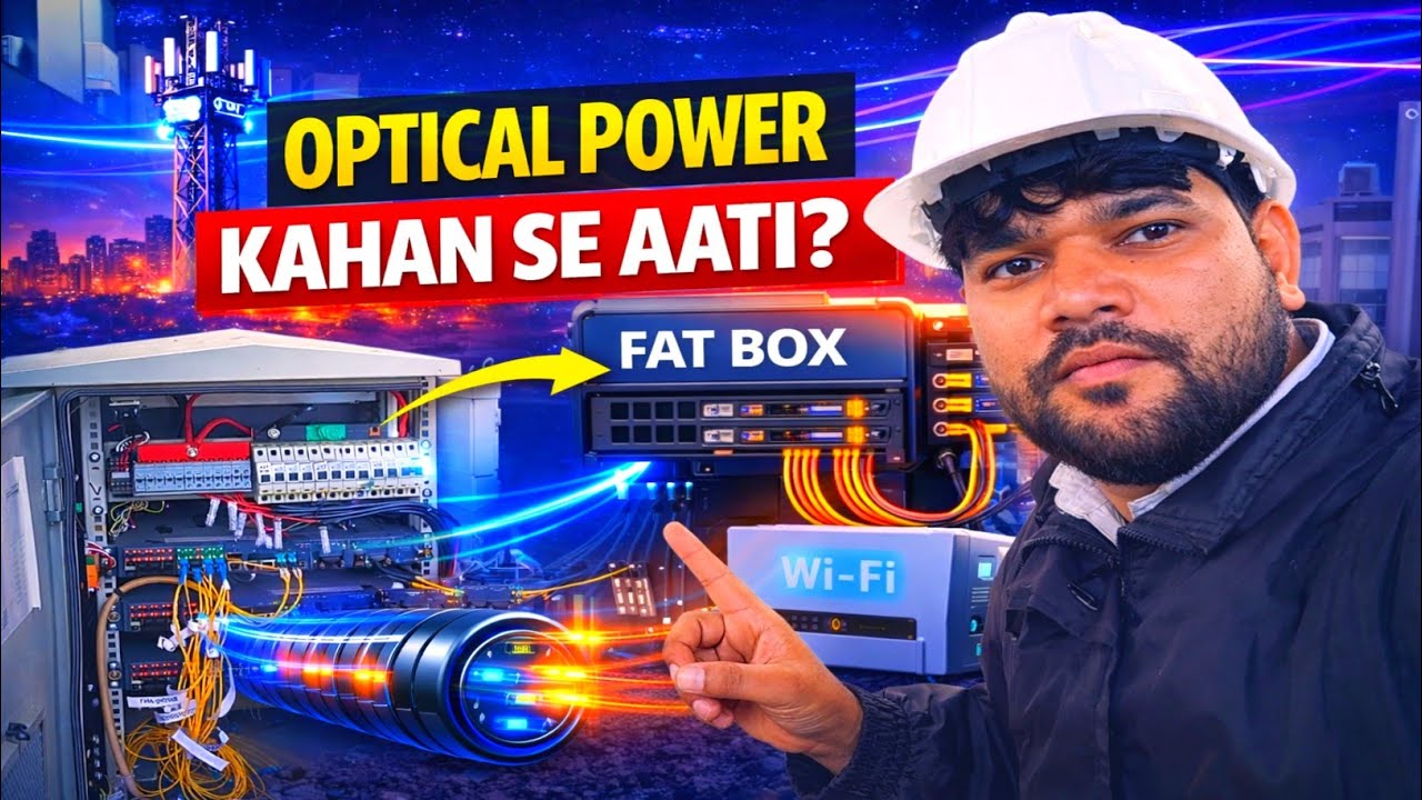 Optical Power Kahan Generate Hoti Hai? || Ghar Tak Optical Power kaise aati hai Full Proces live 😱