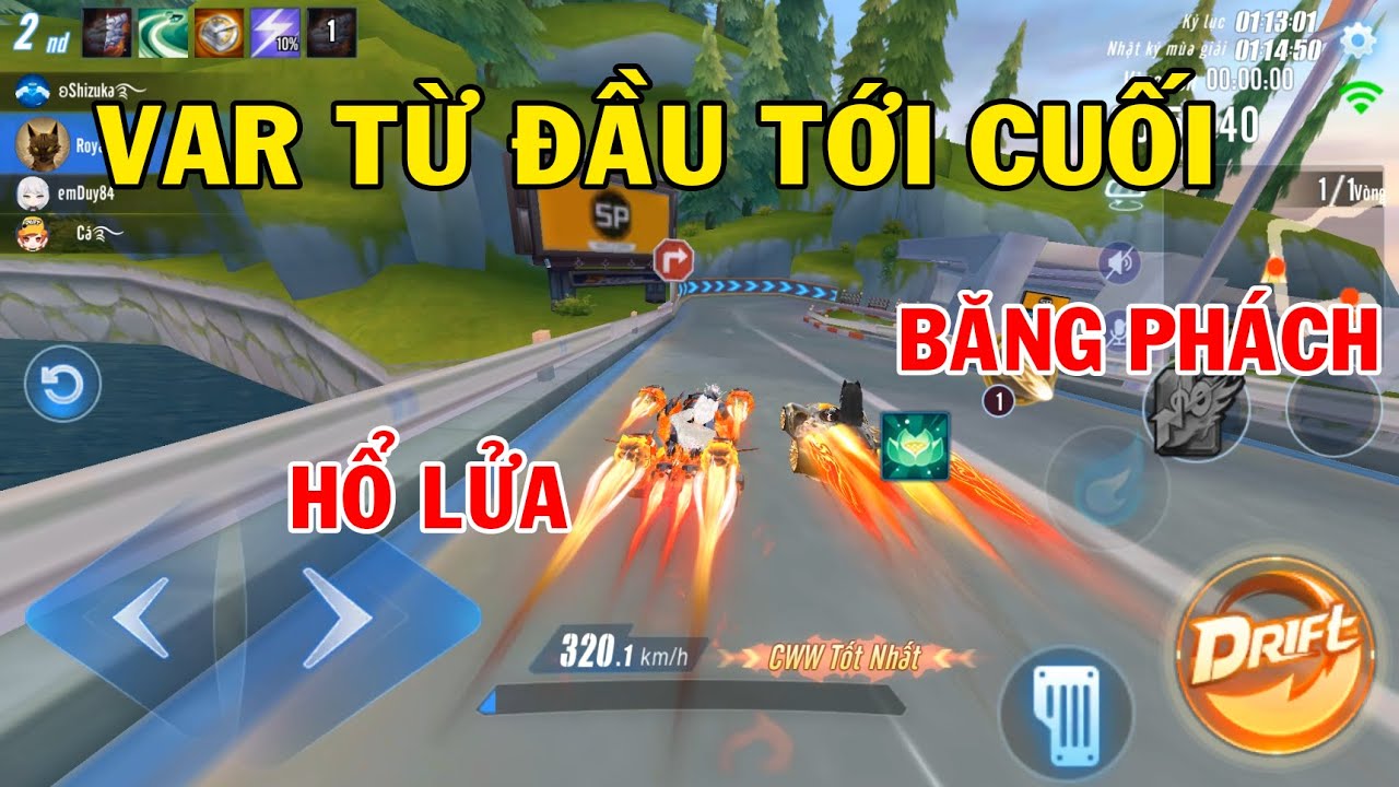 ZingSpeed Mobile | Hổ Lửa Vs Băng Phách -Tranh Chấp Cực Căng