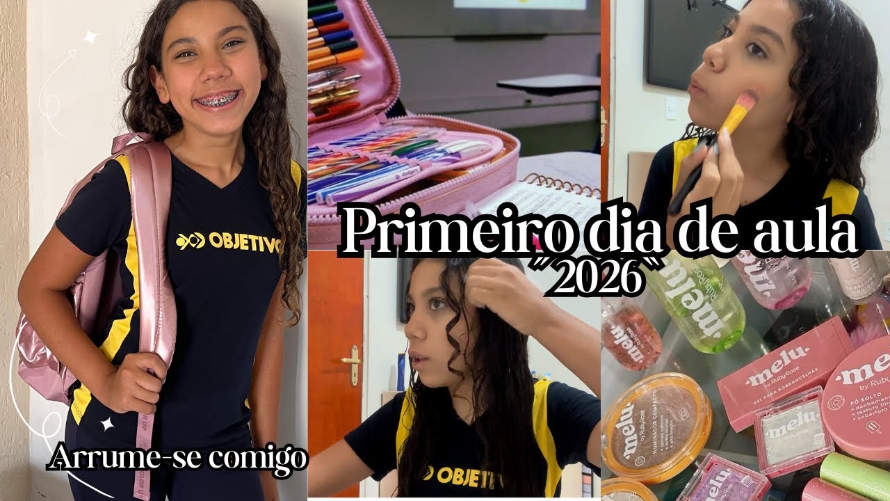 MEU PRIMEIRO DIA DE AULA + Arrume-se comigo 📚