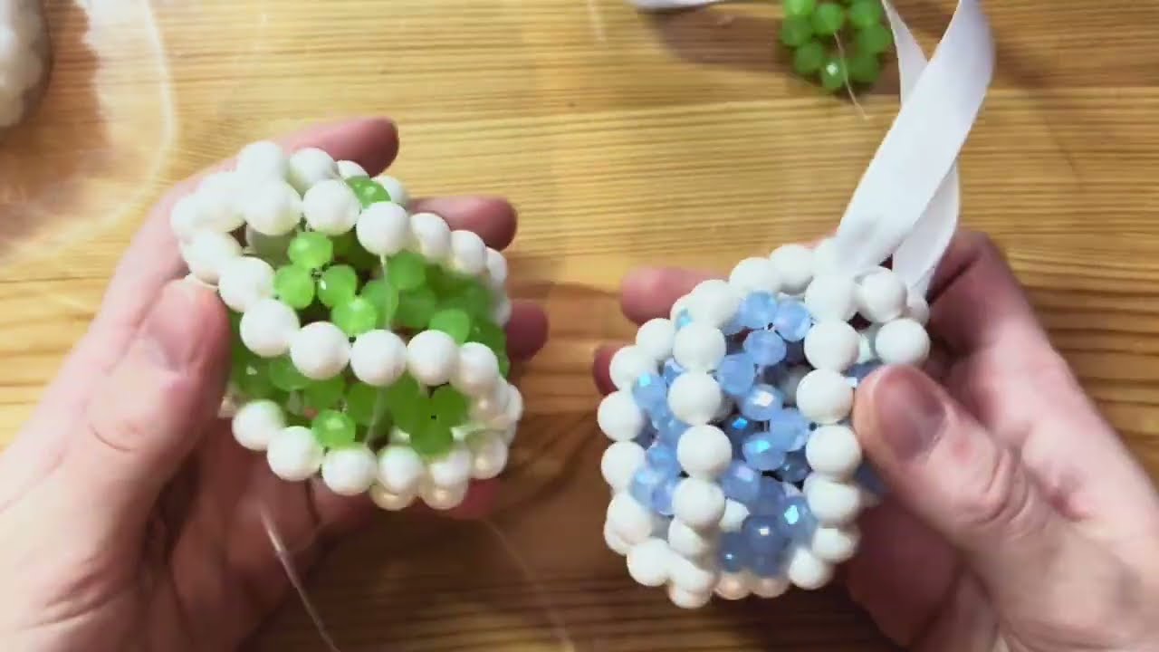 Мастер-класс брелок из бусин 