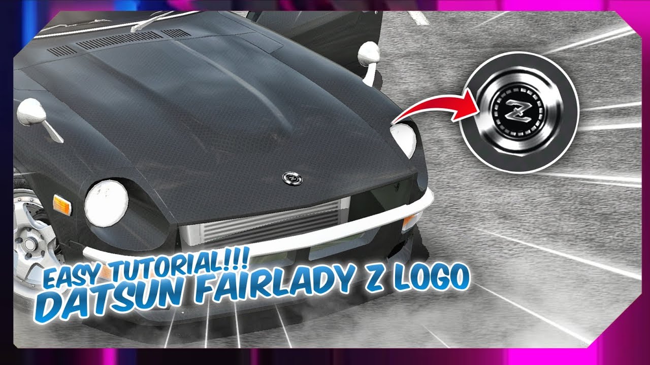How To Make Logo Datsun Fairlady Z Tutorial Design Car Parking Multiplayer