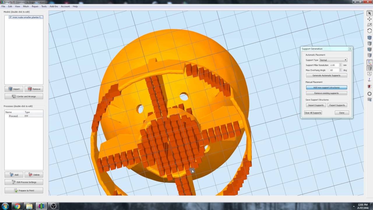 How to use Support in your 3D Prints! Part 1 - 3D Printing 101
