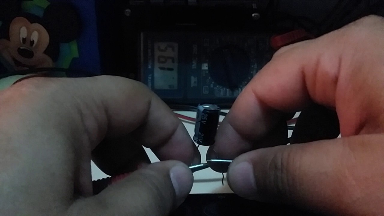 Como probar un condensador o filtro electrolítico o ceramio