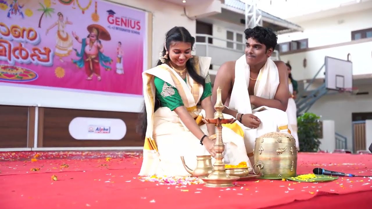 Malayali Manga stage performance students of Alpha Genius integrated school, alappuzha | Onam 2024