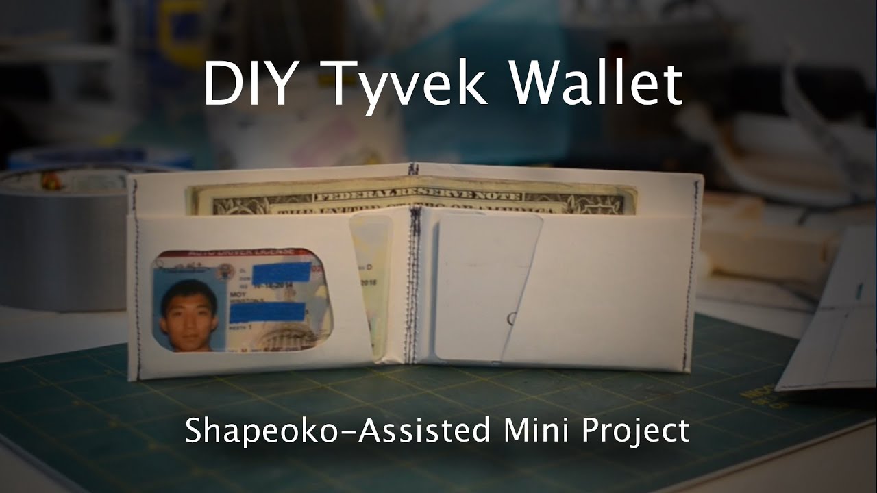 DIY Tyvek Wallet - Shapeoko Project #31