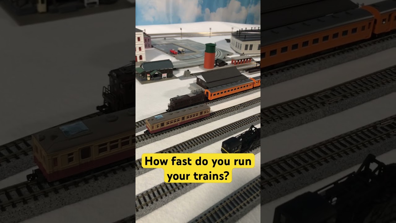 How Fast Do You Run Your Trains? | N Scale Questions | 