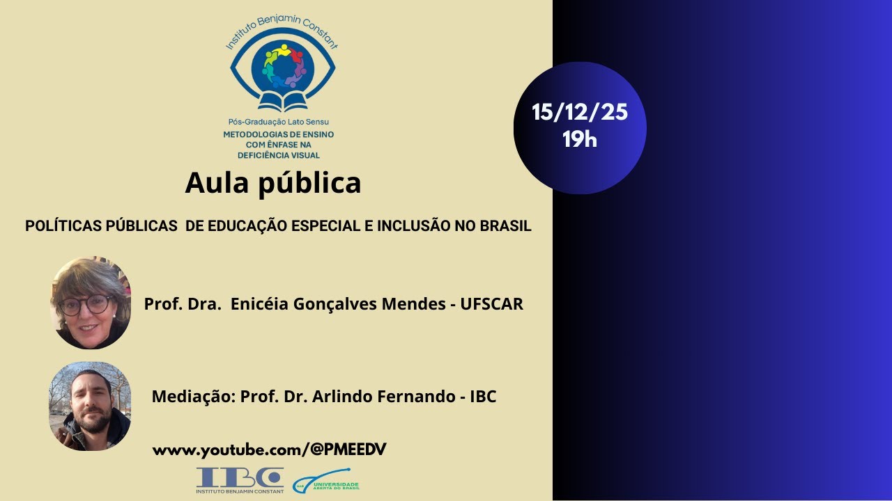 POLÍTICAS PÚBLICAS DE EDUCAÇÃO ESPECIAL E INCLUSÃO NO BRASIL