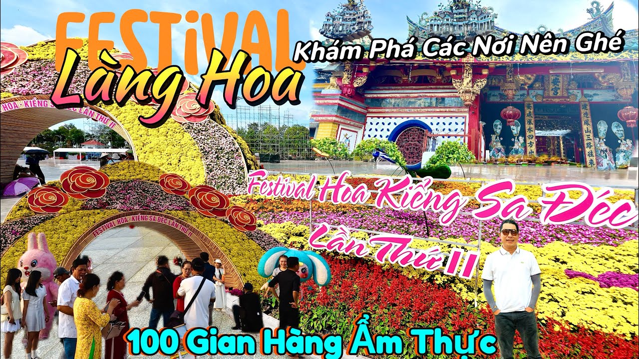 Phượt Hơn 100km Về Sa Đéc | Choáng Ngợp Festival Làng Hoa & Những Điểm Nhất Định Phải Ghé 2026