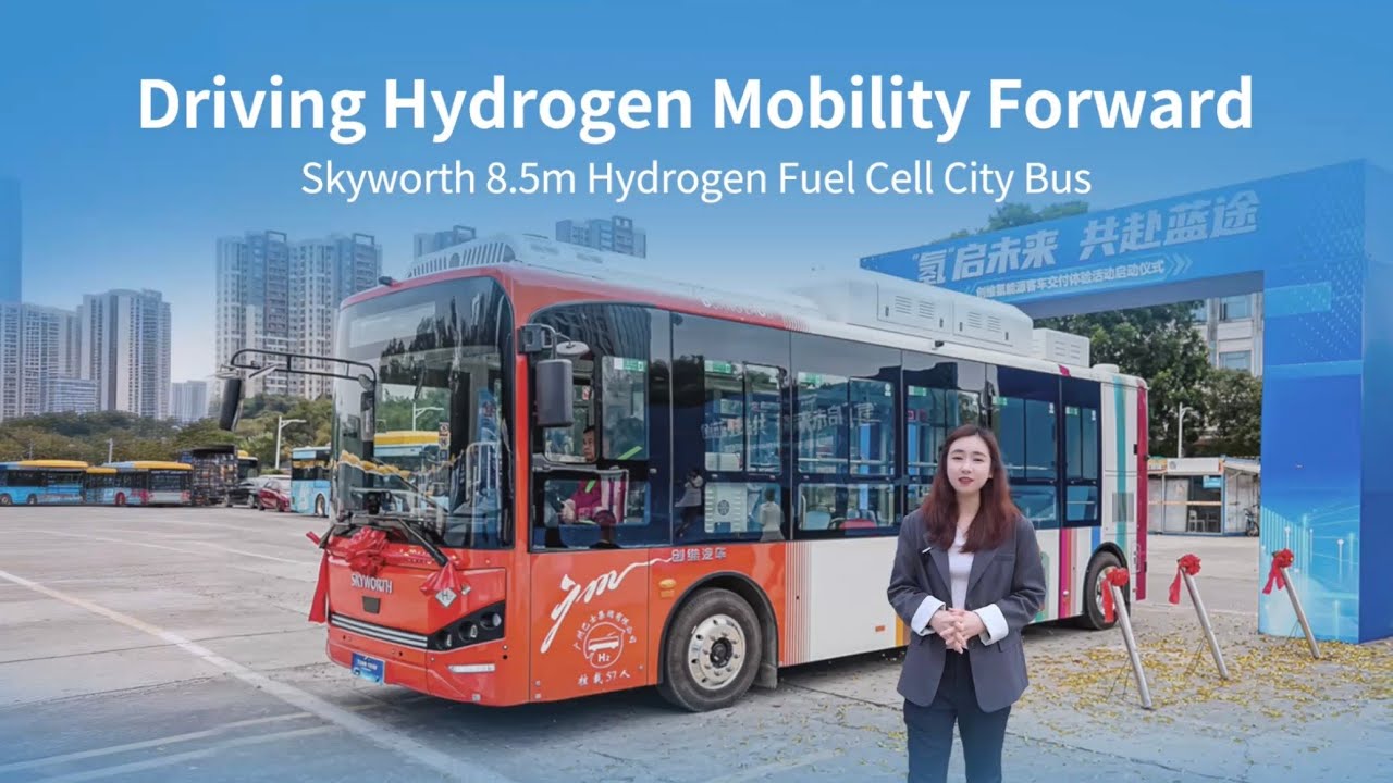 Skyworth Auto x HTWO｜Skyworth Hydrogen Fuel Cell City Bus