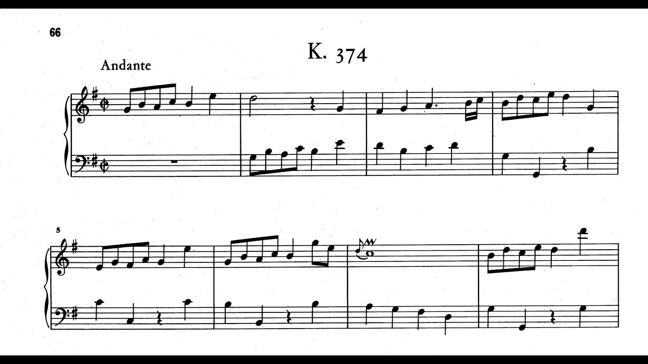 Domenico Scarlatti Piano Sonata in G Major K374/L76
