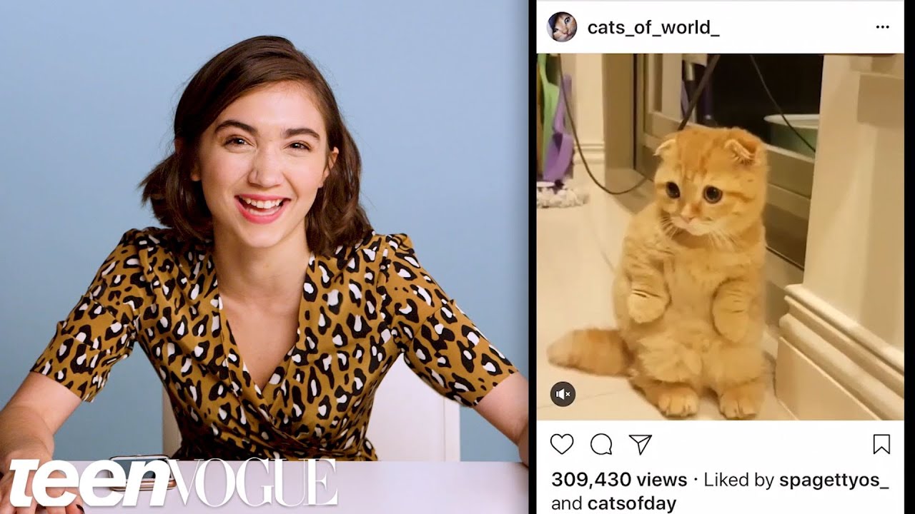 Rowan Blanchard Breaks Down Her Favorite Instagram Accounts | Teen Vogue