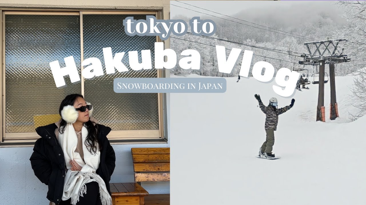 KNOW BEFORE GOING Hakuba guide | Tokyo to Hakuba, snowboarding days, Matsumoto Castle illumination🏂