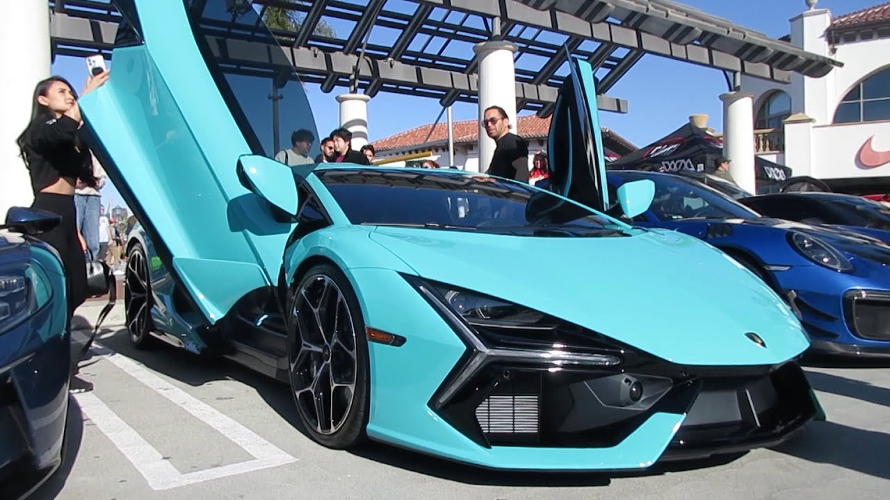 New Blu Glauco 2024 Lamborghini Revuelto