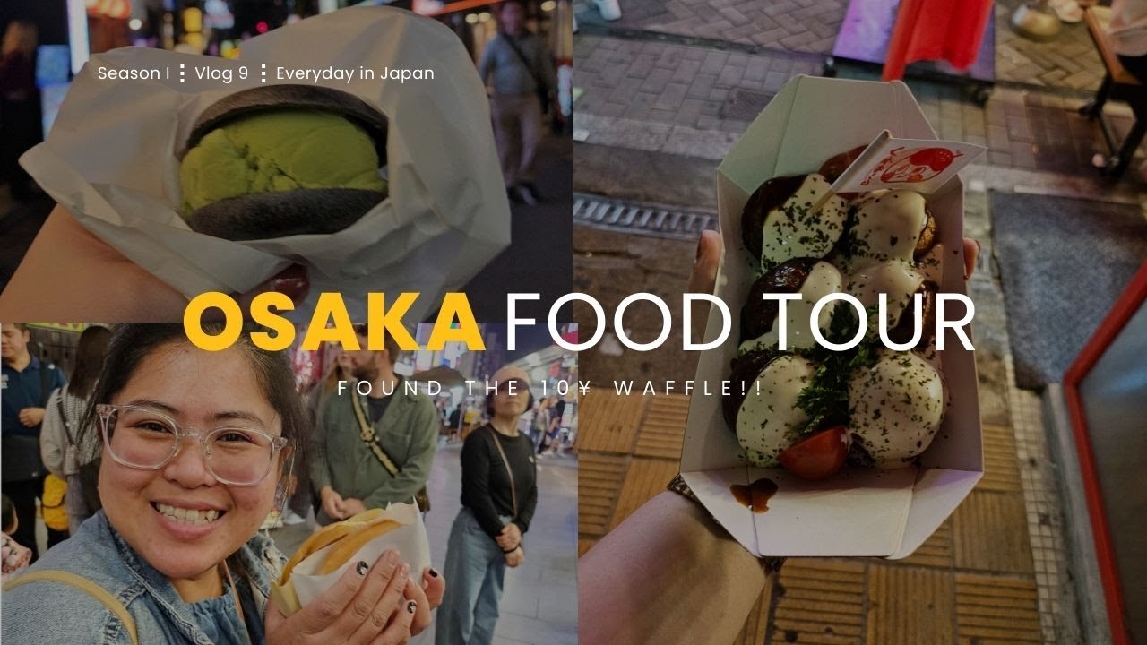 Osaka Food Tour 2025: Takoyaki, Okonomiyaki, and more!