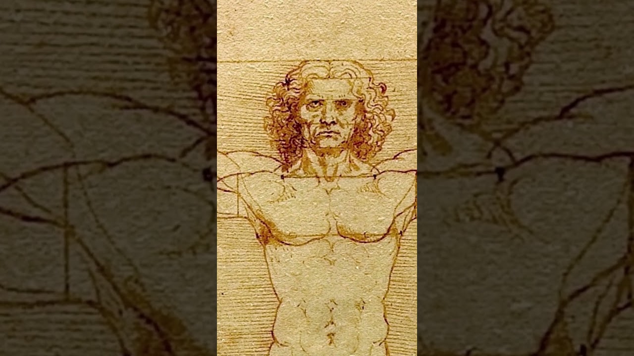Vitruvian Man: Da Vinci's Iconic Fusion of Art and Science #VitruvianMan #LeonardoDaVinci