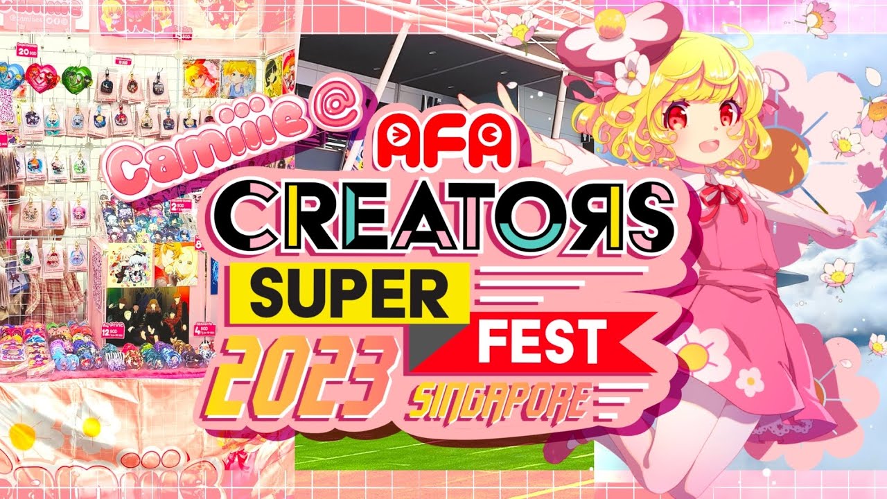 [Artist Alley vlog]Tabling at my first Anime International Convention at AFA CSF 2023 Singapore