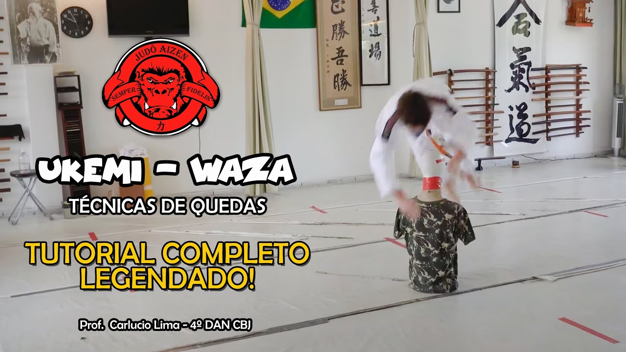 UKEMI-WAZA - Técnicas de quedas do JUDÔ - TUTORIAL COMPLETO!