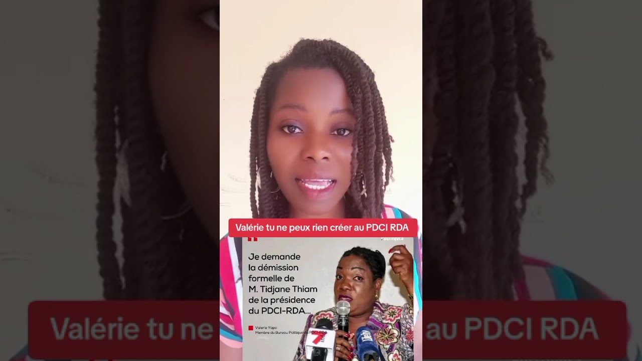 La fille de THITHI envoie des missiles à Valerie YAPO