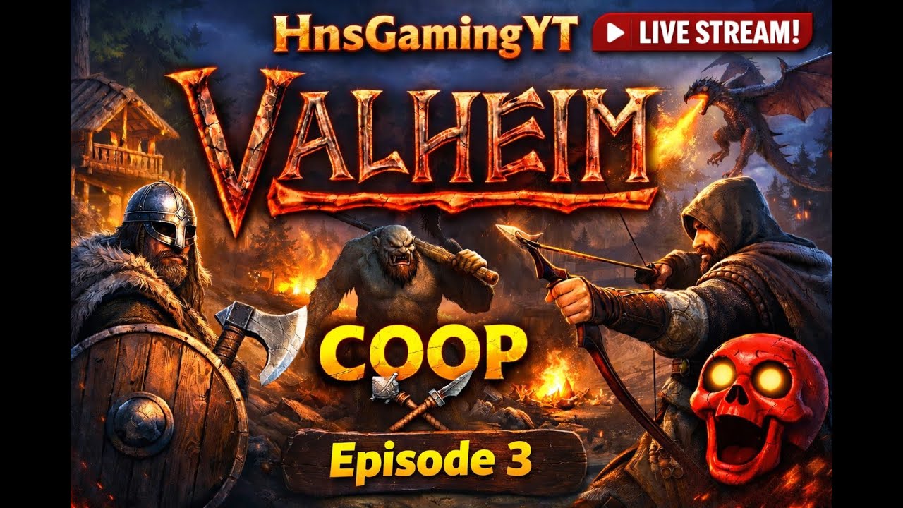 🔴 LIVE VALHEIM COOP INDONESIA 🇮🇩 | Episode 3 – Viking Survival Adventure HARD MODE
